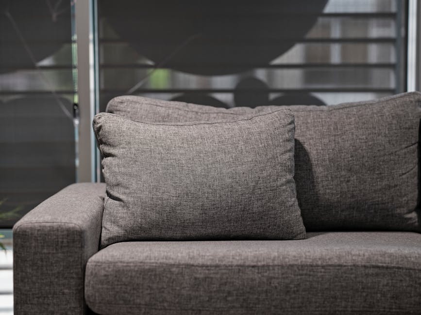Cleaning sofa upholstery
